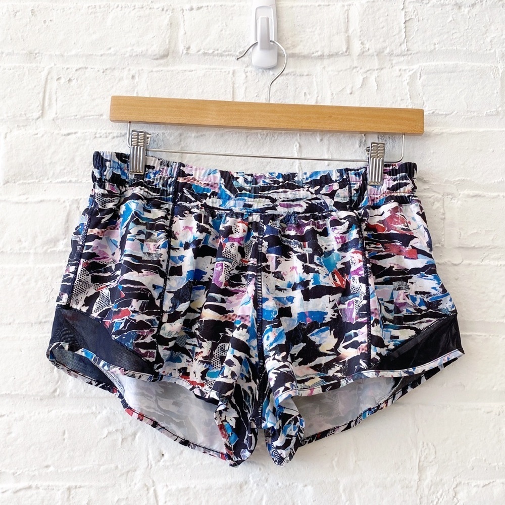 Lululemon || Hotty Hot‎ Short II 2.5" Culture Clash Multi Black 10